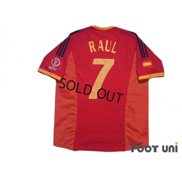 Photo2: Spain 2002 Home Shirt #7 Raul 2002 FIFA World Cup Korea Japan Patch/Badge