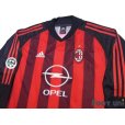 Photo3: AC Milan 2002-2003 Home Long Sleeve Shirt #10 Rui Costa Lega Calcio Patch/Badge