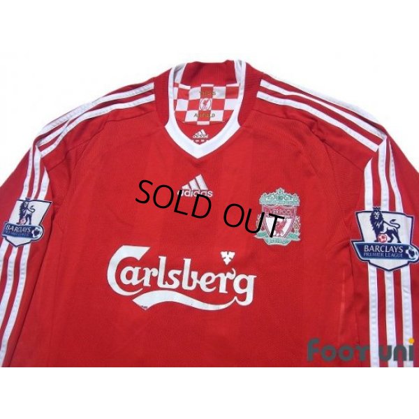 Photo3: Liverpool 2008-2010 Home Long Sleeve Shirt #8 Gerrard BARCLAYS PREMIER LEAGUE Patch/Badge