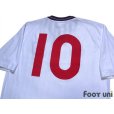 Photo4: England 1986 Home Reprint Shirt #10