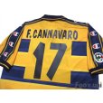 Photo4: Parma 2000-2001 Home Shirt #17 Fabio Cannavaro Lega Calcio Patch/Badge