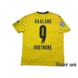 Photo2: Borussia Dortmund 2020-2021 Home Shirt #9 Haaland Cup battle model w/tags (2)