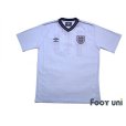 Photo1: England 1986 Home Reprint Shirt #10 (1)