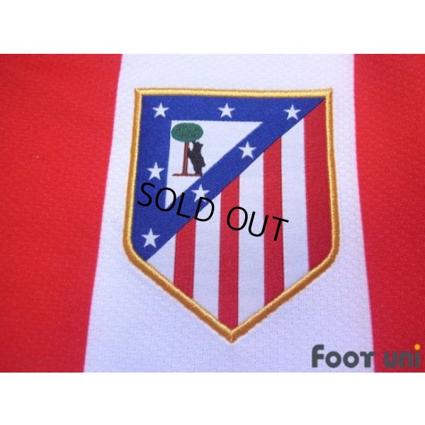 Photo5: Atletico Madrid 2007-2008 Home Authentic Long Sleeve Shirt