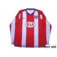 Photo1: Atletico Madrid 2007-2008 Home Authentic Long Sleeve Shirt (1)