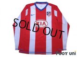 Atletico Madrid 2007-2008 Home Authentic Long Sleeve Shirt