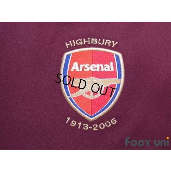 Photo6: Arsenal 2005-2006 Home  Authentic Long Sleeve Shirt #10 Bergkamp w/tags