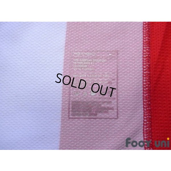 Photo6: Atletico Madrid 2007-2008 Home Authentic Long Sleeve Shirt