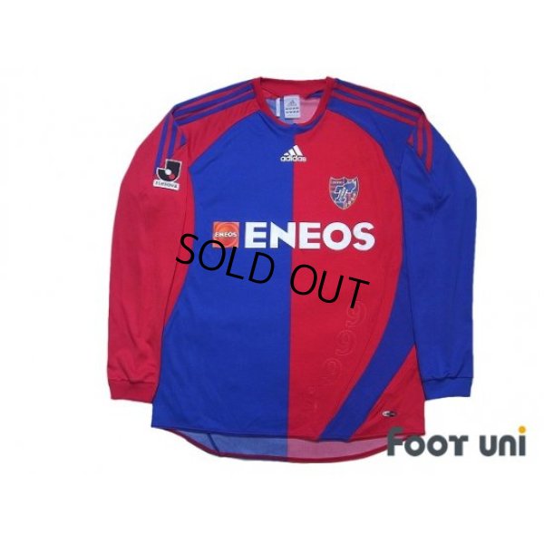 Photo1: F.C. Tokyo 2008-2009 Home Long Sleeve Shirt