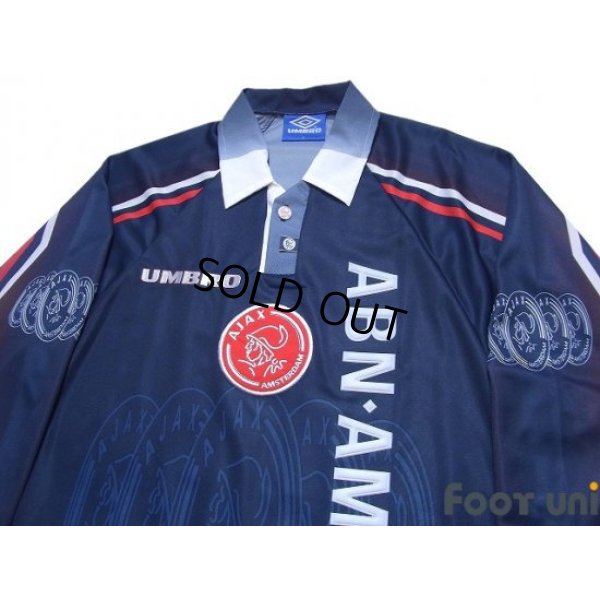 Photo3: Ajax 1997-1998 Away Long Sleeve Shirt #10 Jari Litmanen