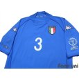 Photo3: Italy 2002 Home Shirt #3 Maldini 2002 FIFA World Cup Korea Japan Patch/Badge