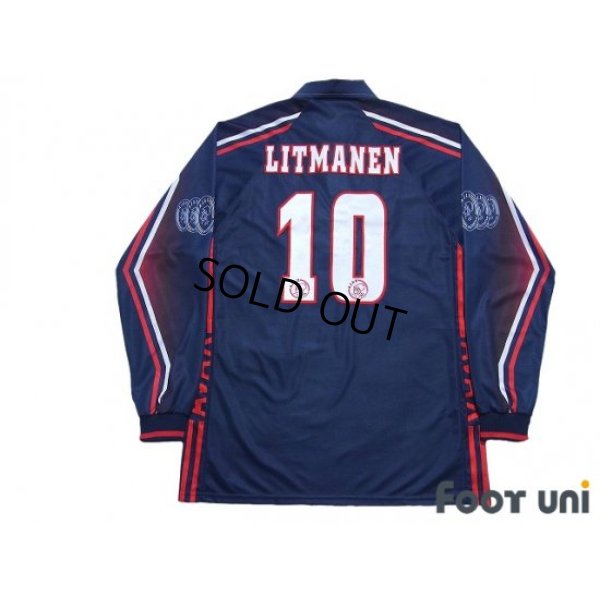 Photo2: Ajax 1997-1998 Away Long Sleeve Shirt #10 Jari Litmanen