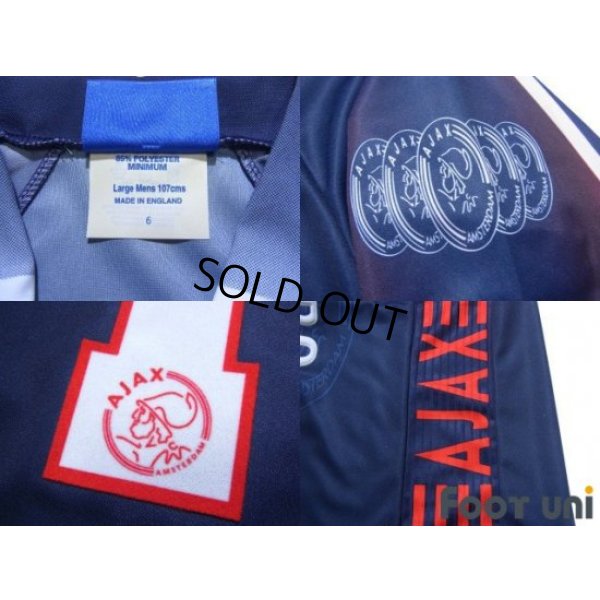 Photo8: Ajax 1997-1998 Away Long Sleeve Shirt #10 Jari Litmanen