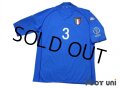 Italy 2002 Home Shirt #3 Maldini 2002 FIFA World Cup Korea Japan Patch/Badge