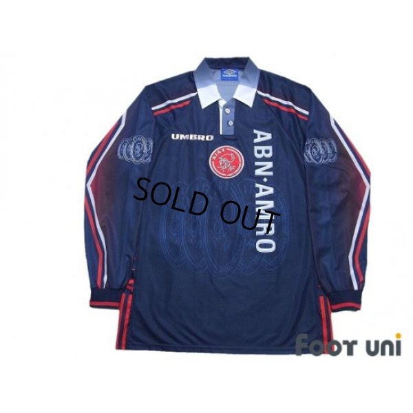 Photo1: Ajax 1997-1998 Away Long Sleeve Shirt #10 Jari Litmanen