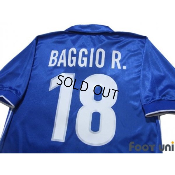 Photo4: Italy 1998 Home Shirt #18 Roberto Baggio