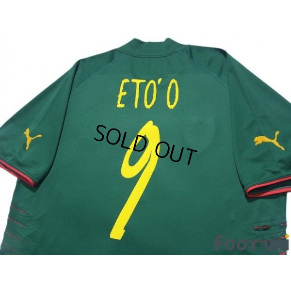 Photo4: Cameroon 2004 Home Shirt #9 Samuel Eto'o