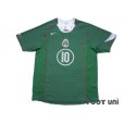 Photo1: Mexico 2004 Home Shirt #10 Cuauhtemoc Blanco (1)