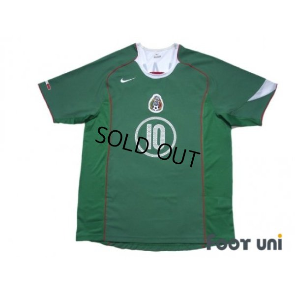 Photo1: Mexico 2004 Home Shirt #10 Cuauhtemoc Blanco