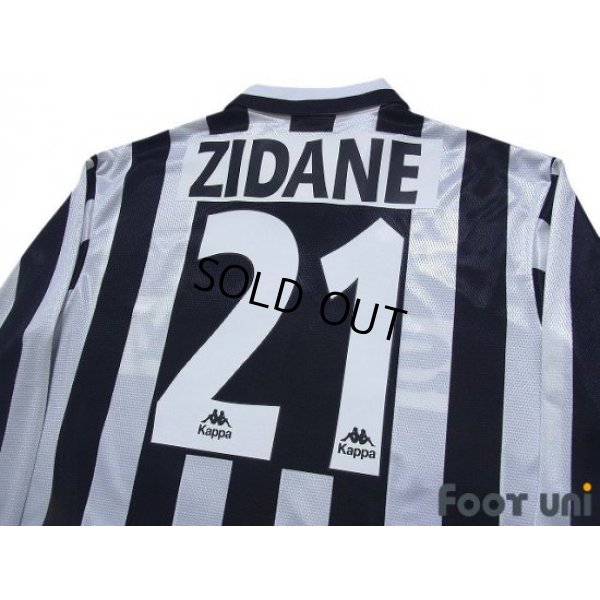 Photo4: Juventus 1996-1997 Home Long Sleeve Shirt #21 Zidane