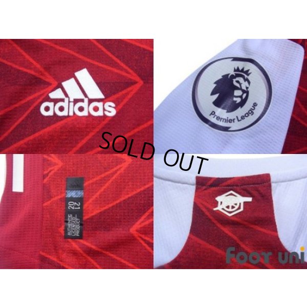 Photo7: Arsenal 2020-2021 Home Authentic Shirt #23 David Luiz Premier League Patch/Badge