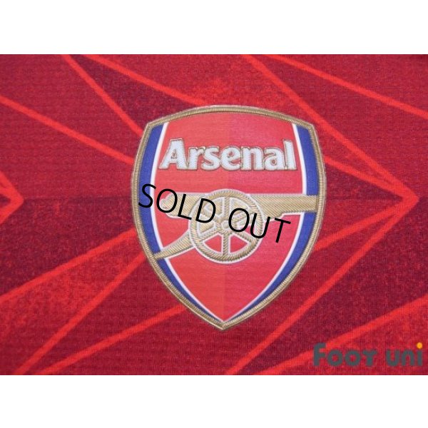 Photo6: Arsenal 2020-2021 Home Authentic Shirt #23 David Luiz Premier League Patch/Badge
