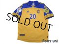 Sweden Euro 2000 Home Shirt #20 Henrik Larsson UEFA Euro 2000 Patch/Badge Fair Play Patch/Badge