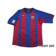 Photo1: FC Barcelona 2004-2005 Home Shirt #10 Ronaldinho LFP Patch/Badge (1)