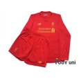 Photo1: Liverpool 2016-2017 Home Long Sleeve Shirt and Shorts Set (1)