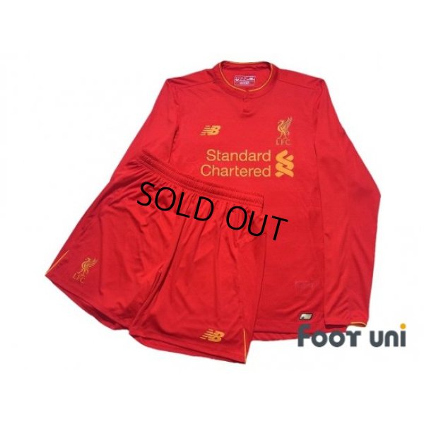 Photo1: Liverpool 2016-2017 Home Long Sleeve Shirt and Shorts Set