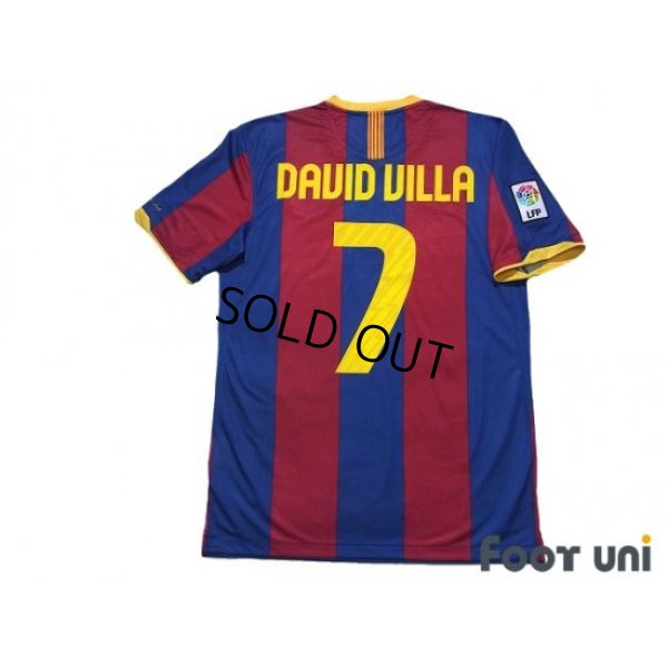 Photo2: FC Barcelona 2010-2011 Home Shirt #7 David Villa LFP Patch/Badge w/tags