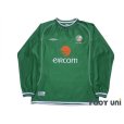 Photo1: Ireland 2002 Home Long Sleeve Shirt (1)