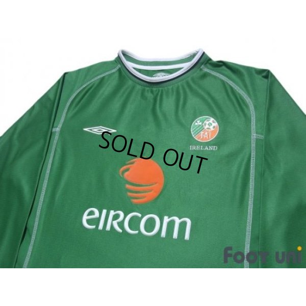 Photo3: Ireland 2002 Home Long Sleeve Shirt