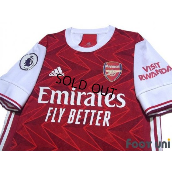 Photo3: Arsenal 2020-2021 Home Authentic Shirt #23 David Luiz Premier League Patch/Badge
