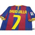 Photo4: FC Barcelona 2010-2011 Home Shirt #7 David Villa LFP Patch/Badge w/tags