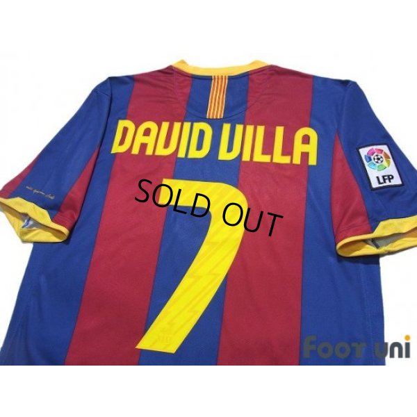 Photo4: FC Barcelona 2010-2011 Home Shirt #7 David Villa LFP Patch/Badge w/tags