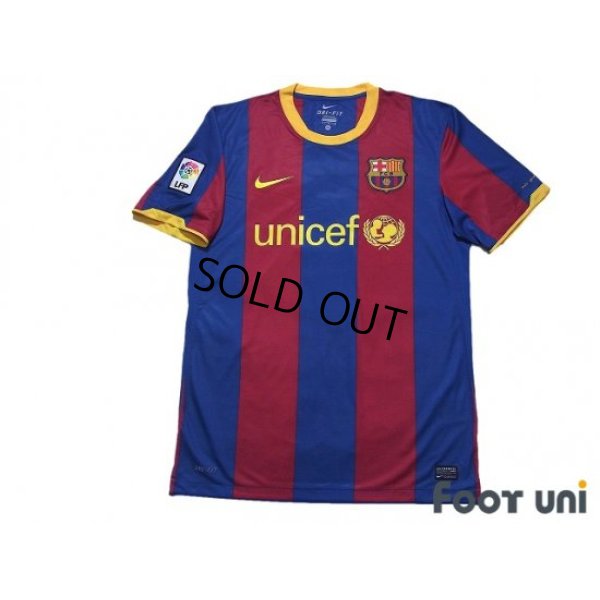 Photo1: FC Barcelona 2010-2011 Home Shirt #7 David Villa LFP Patch/Badge w/tags