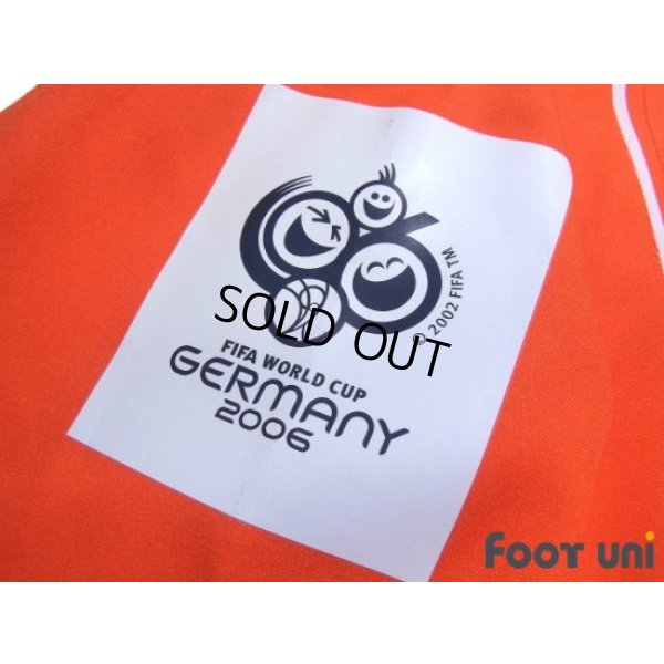 Photo8: Netherlands Euro 2004 Home Authentic Long Sleeve Shirt #10 Van der Vaart