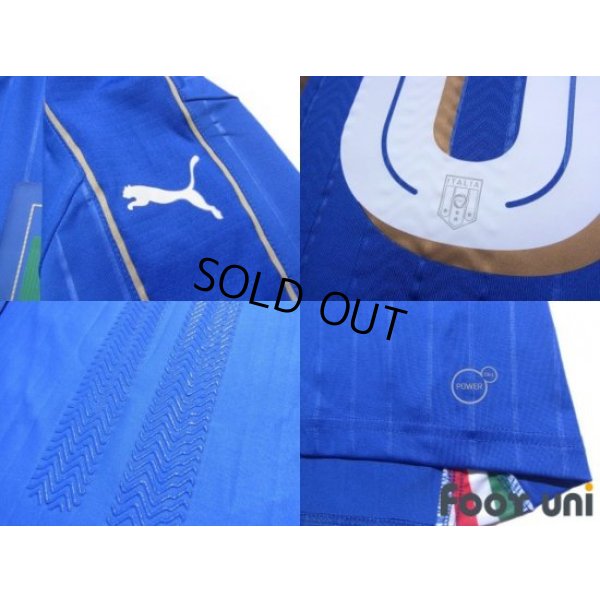 Photo7: Italy 2016 Home Authentic Shirt #10 Marco Verratti