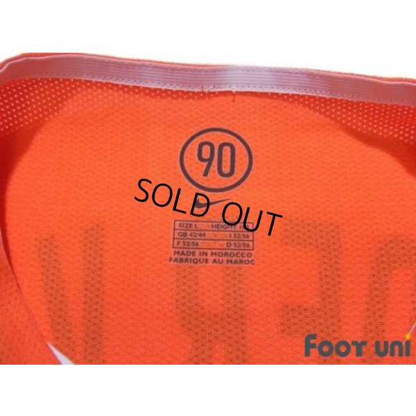 Photo5: Netherlands Euro 2004 Home Authentic Long Sleeve Shirt #10 Van der Vaart