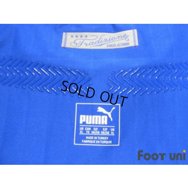 Photo5: Italy 2016 Home Authentic Shirt #10 Marco Verratti