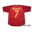 Photo2: Belgium Euro 2000 Home Shirt #7 Wilmots (2)