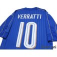 Photo4: Italy 2016 Home Authentic Shirt #10 Marco Verratti