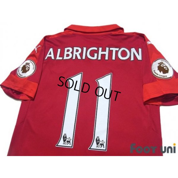 Photo4: Leicester City 2016-2017 Away Shirt #11 Albrighton Premier League Patch/Badge