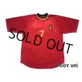 Belgium Euro 2000 Home Shirt #7 Wilmots