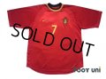 Belgium Euro 2000 Home Shirt #7 Wilmots