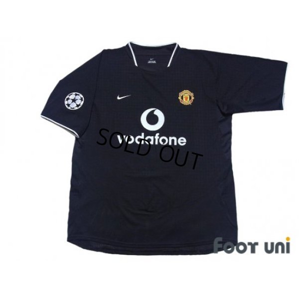 Photo1: Manchester United 2003-2005 Away Shirt #18 Scholes Champions League Patch/Badge