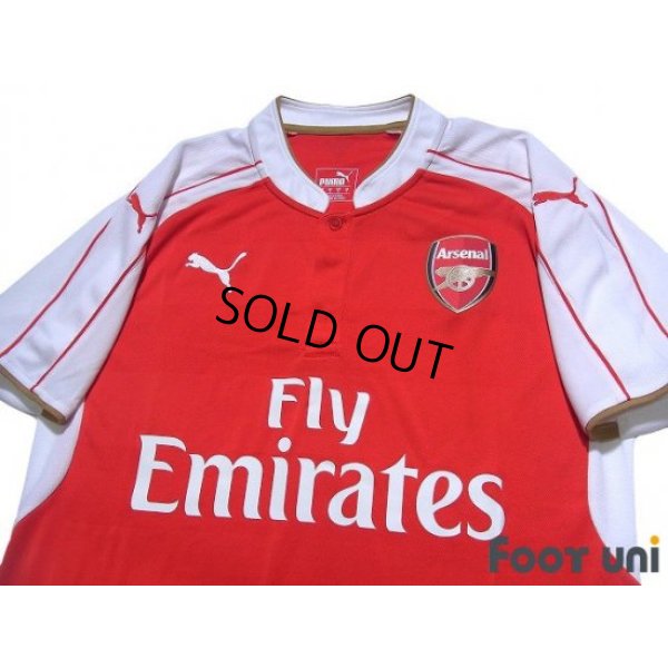 Photo3: Arsenal 2015-2016 Home Shirt w/tags