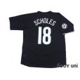 Photo2: Manchester United 2003-2005 Away Shirt #18 Scholes Champions League Patch/Badge (2)