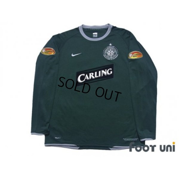 Photo1: Celtic 2007-2008 Away Long Sleeve Shirt #25 Shunsuke Nakamura Clydesdale Bank Patch/Badge